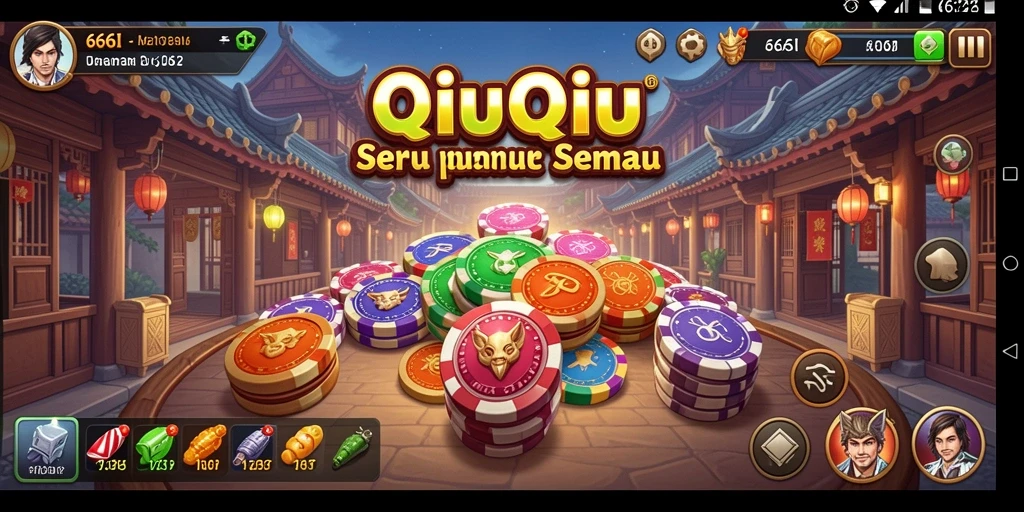 Tampilan gameplay QiuQiu yang menarik di 666I.
