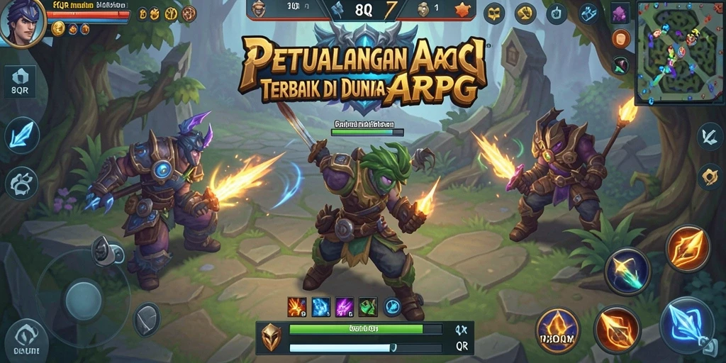 Gameplay mendebarkan dalam dunia ARPG yang memukau.