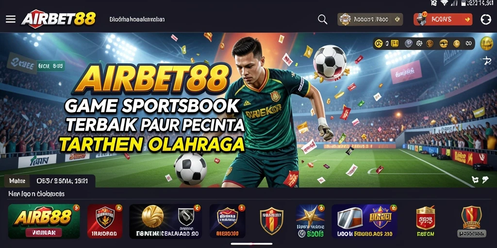 Gambaran gameplay taruhan olahraga di AIRBET88 yang menarik dan interaktif.