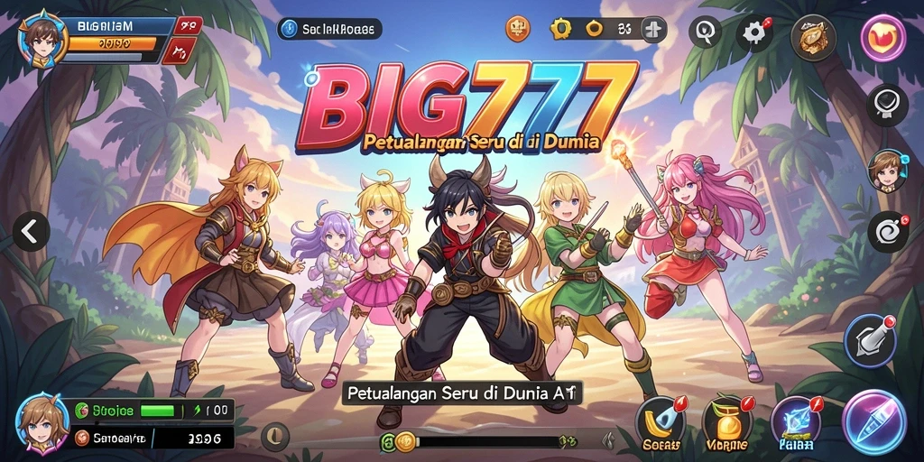 Tampilan gameplay yang menakjubkan dengan karakter Anime.