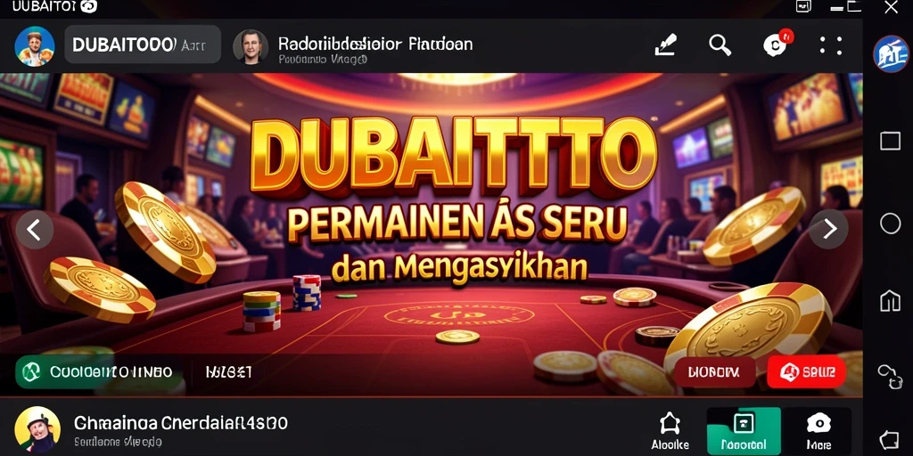 Gameplay Kasino yang seru dan mengasyikkan di DUBAITOTO.