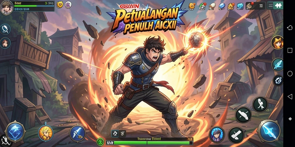 Tampilan menarik dari gameplay GOWIN yang penuh aksi.