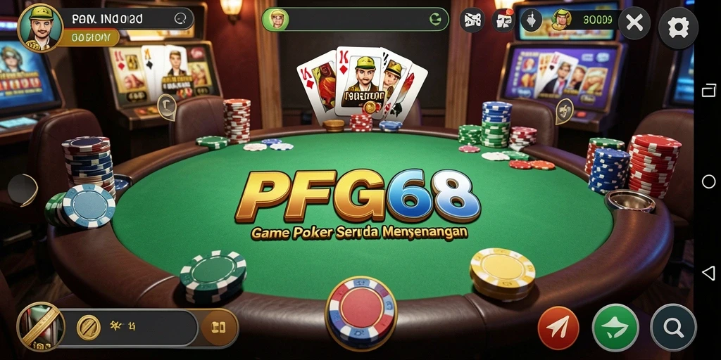 Screenshot menampilkan gameplay PGG68 yang intens dan mendebarkan.