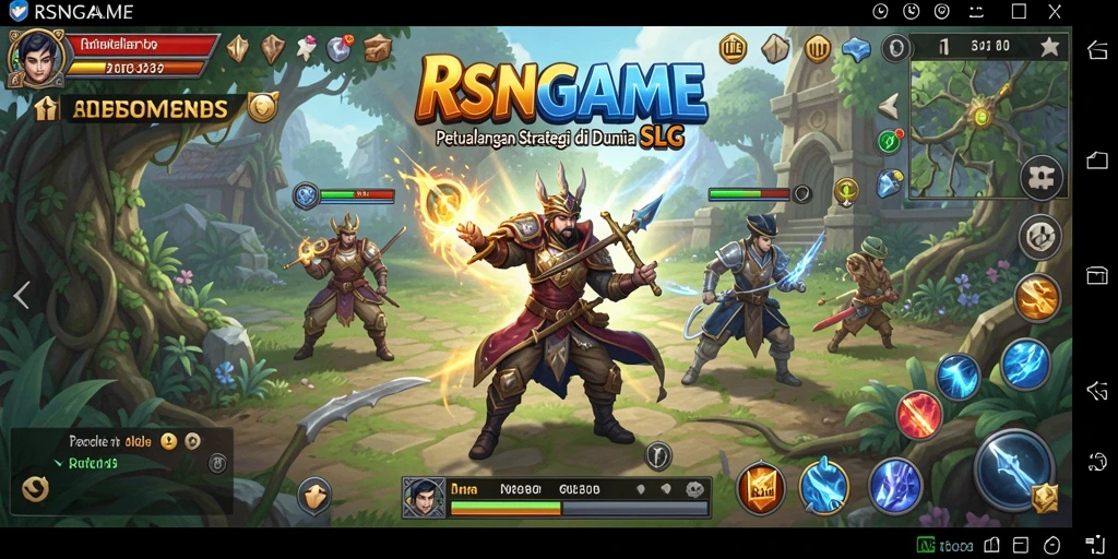 Tampilan gameplay mendebarkan dari RSNGAME yang penuh strategi.