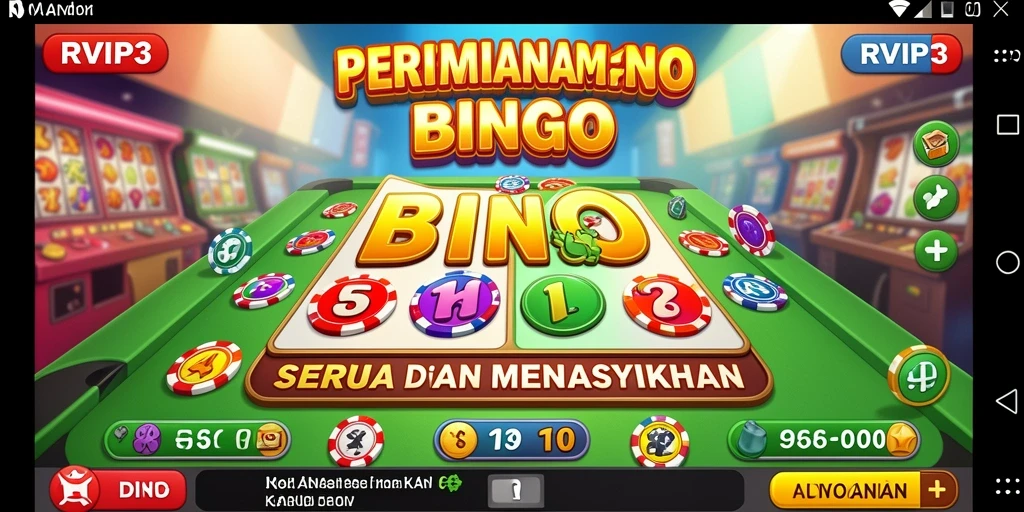 Tampilan visual permainan Bingo yang menarik dan interaktif.