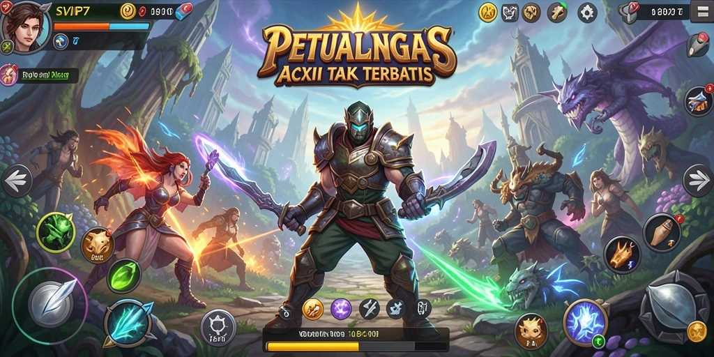 Tampilan gameplay menarik dari SVIP7 dengan pertarungan epik.