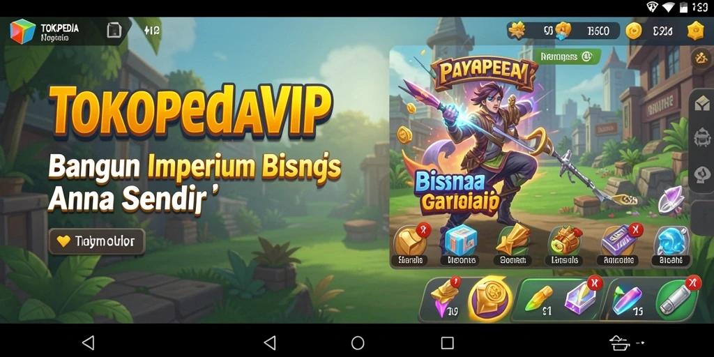 Tampilan gameplay seru dari TOKOPEDIAVIP yang menantang.