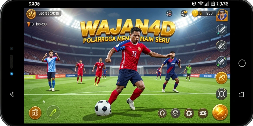 Screenshot gameplay <strong>WAJAN4D</strong> menunjukkan keseruan pertandingan olahraga.